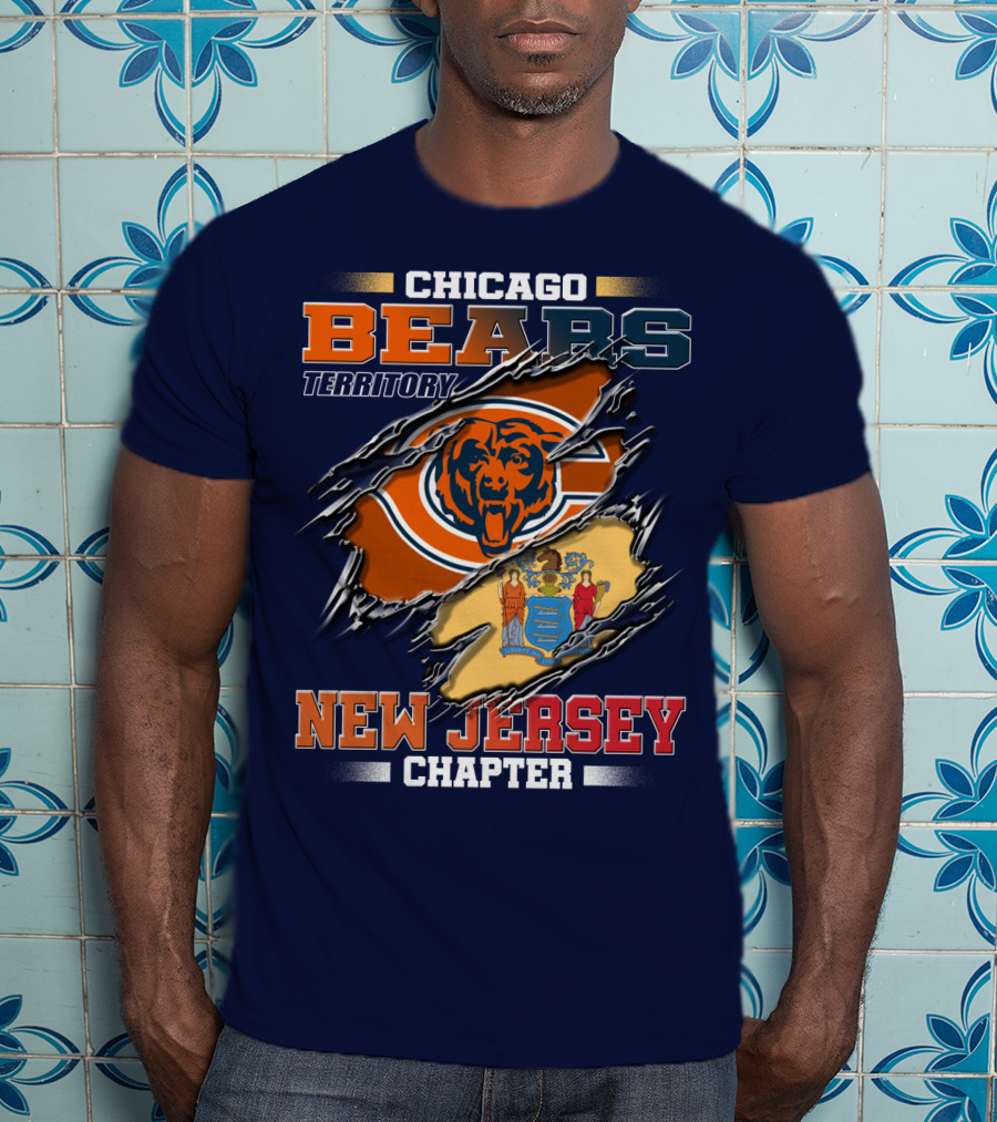 Chicago Bears Territory New Jersey Chapter T-Shirt