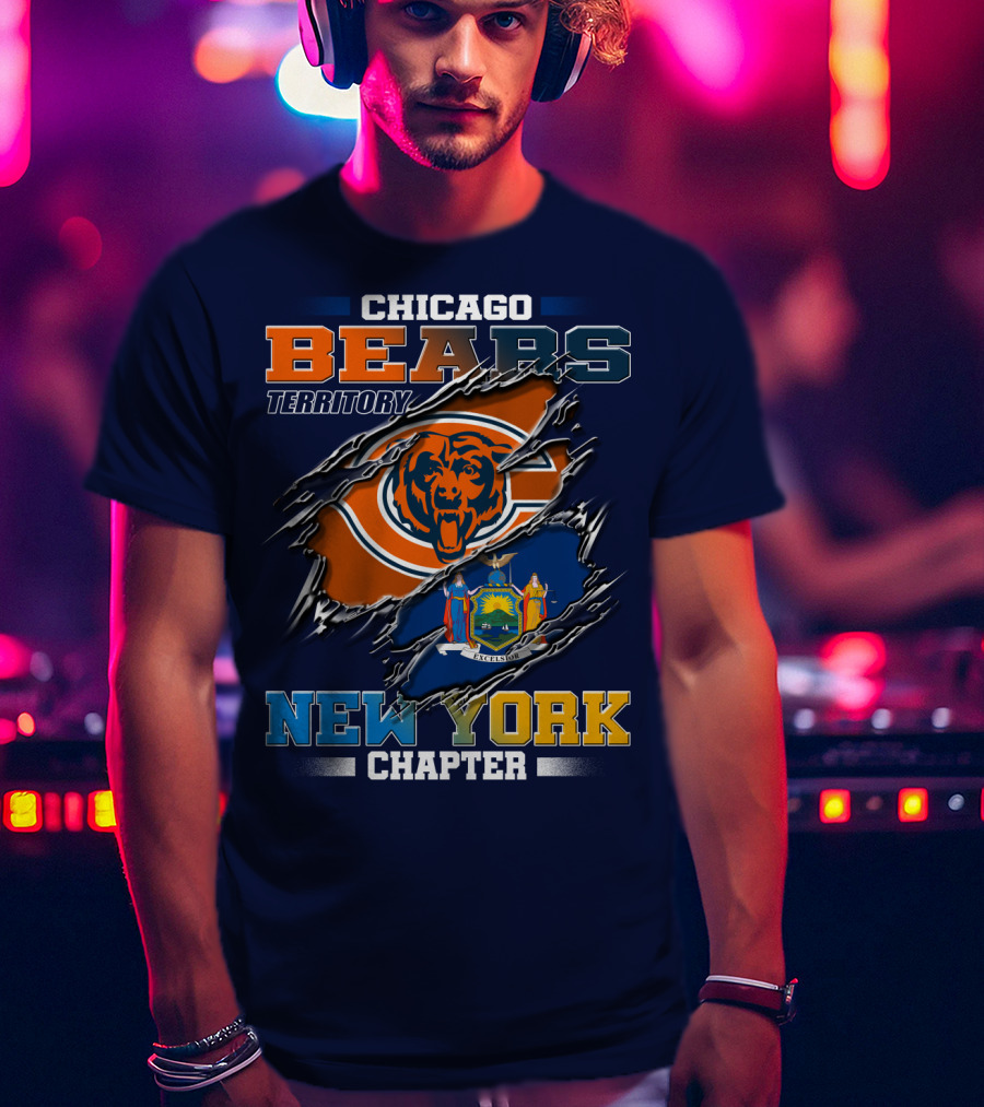 Chicago Bears Territory New York Chapter T-Shirt