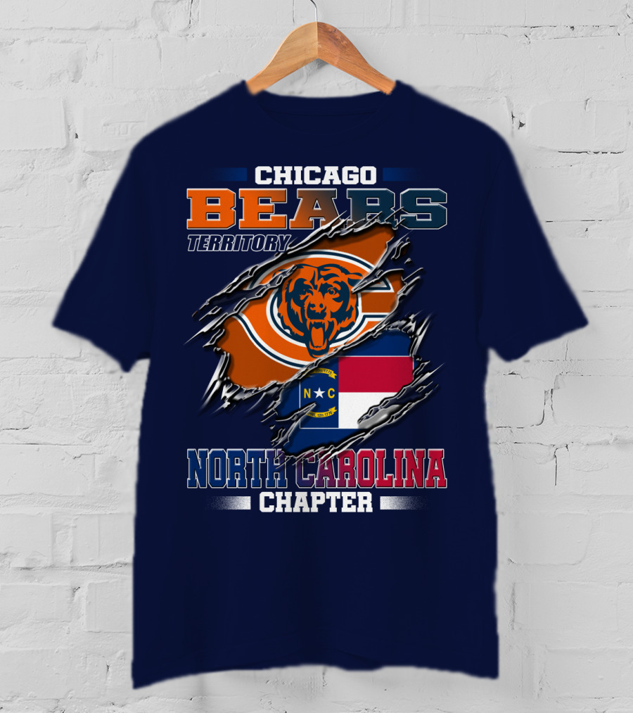 Chicago Bears Territory North Carolina Chapter T-Shirt
