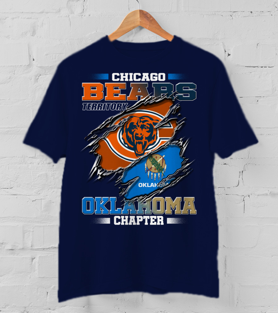 Chicago Bears Territory Oklahoma Chapter T-Shirt