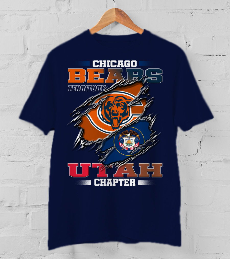 Chicago Bears Territory Utah Chapter T-Shirt