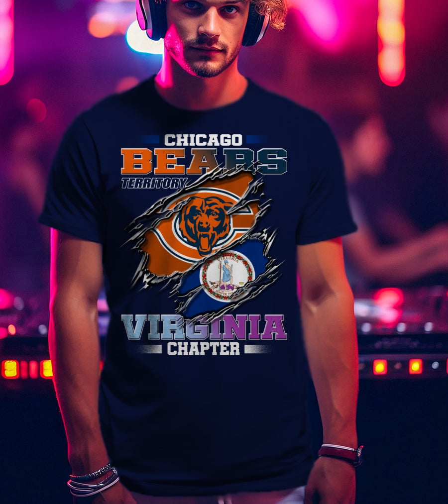 Chicago Bears Territory Virginia Chapter T-Shirt