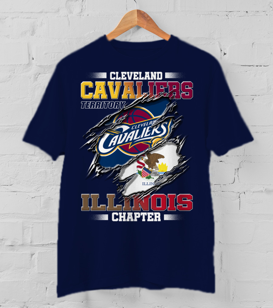 Cleveland Cavaliers Territory Illinois Chapter T-Shirt