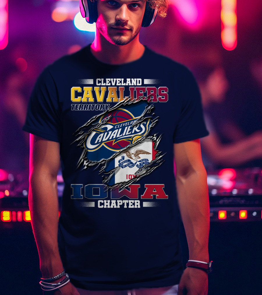 Cleveland Cavaliers Territory Iowa Chapter T-Shirt