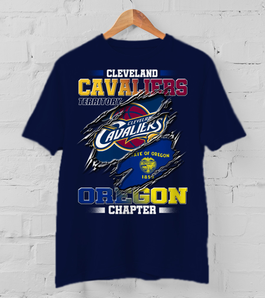 Cleveland Cavaliers Territory Oregon Chapter State Of Oregon 1859 T-Shirt