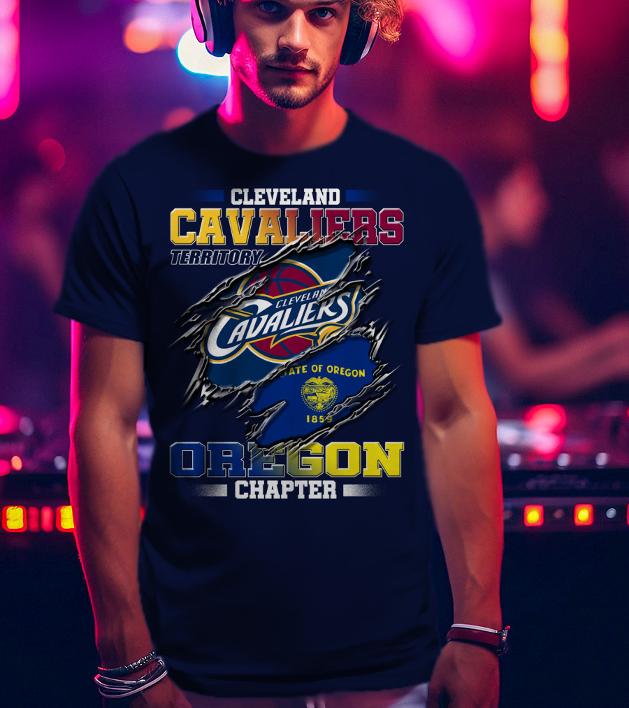 Cleveland Cavaliers Territory Oregon Chapter State Of Oregon 1859 T-Shirt
