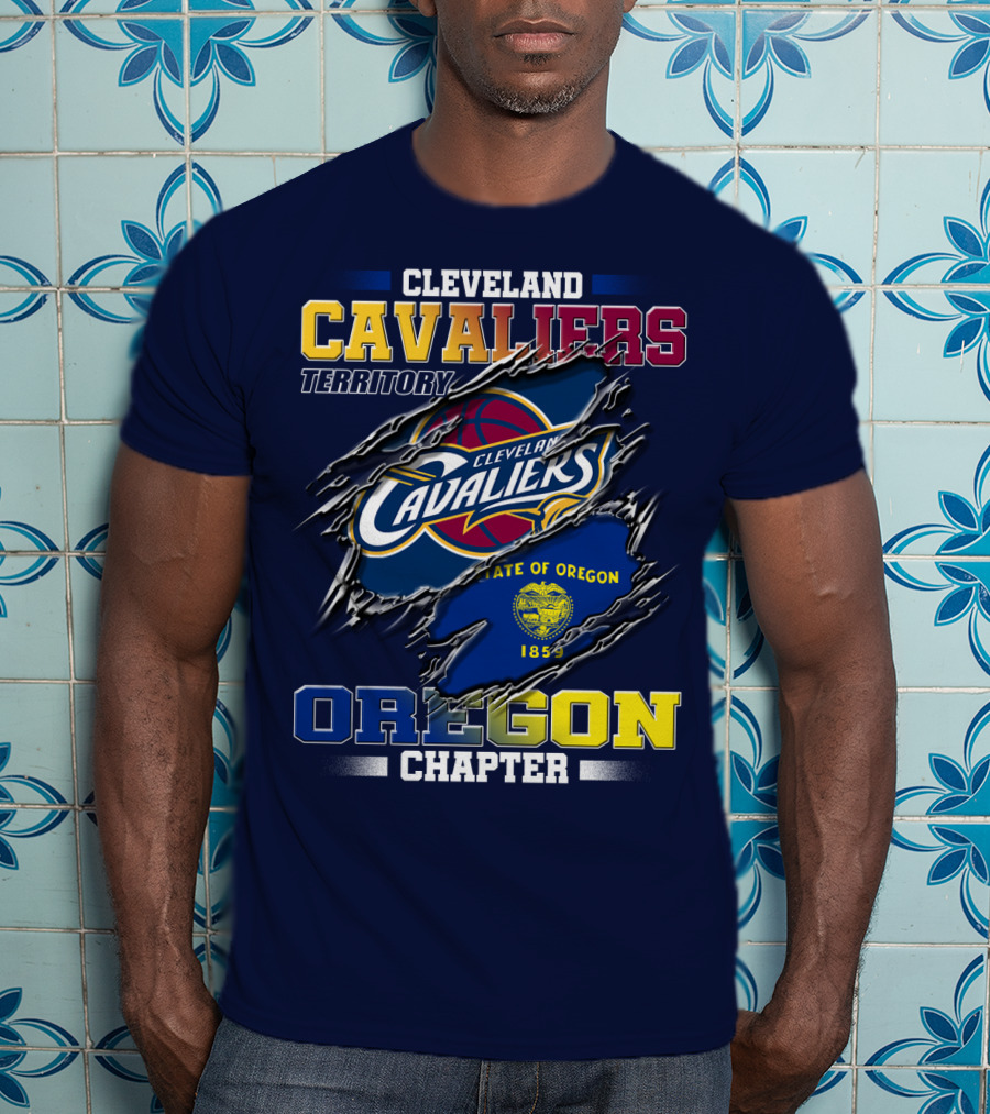 Cleveland Cavaliers Territory Oregon Chapter State Of Oregon 1859 T-Shirt