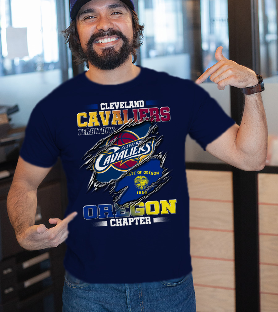Cleveland Cavaliers Territory Oregon Chapter State Of Oregon 1859 T-Shirt