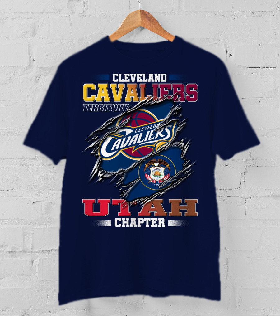 Cleveland Cavaliers Territory Utah Chapter NBA Fans 1896 T-Shirt