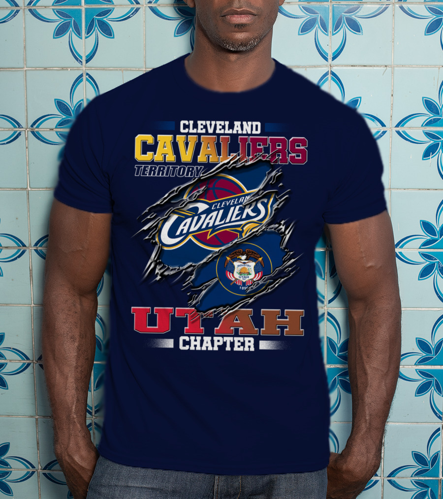 Cleveland Cavaliers Territory Utah Chapter NBA Fans 1896 T-Shirt