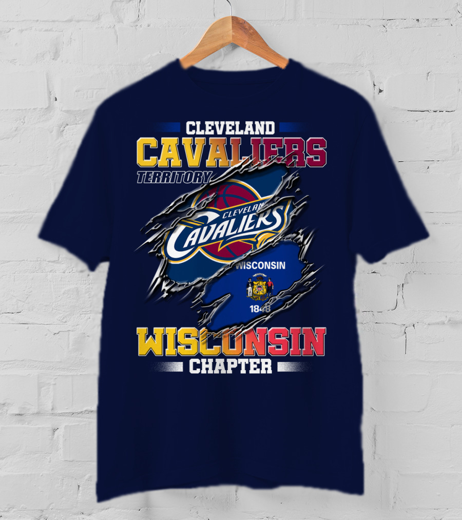Cleveland Cavaliers Territory Wisconsin Chapter 1848 T-Shirt