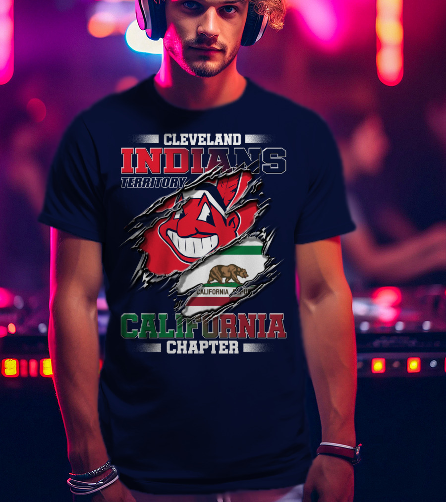 Cleveland Indians Territory California Chapter T-Shirt