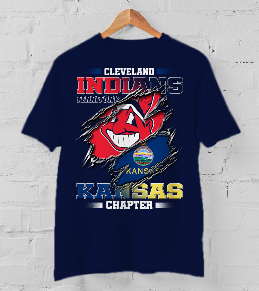Cleveland Indians Territory Kansas Chapter T-Shirt