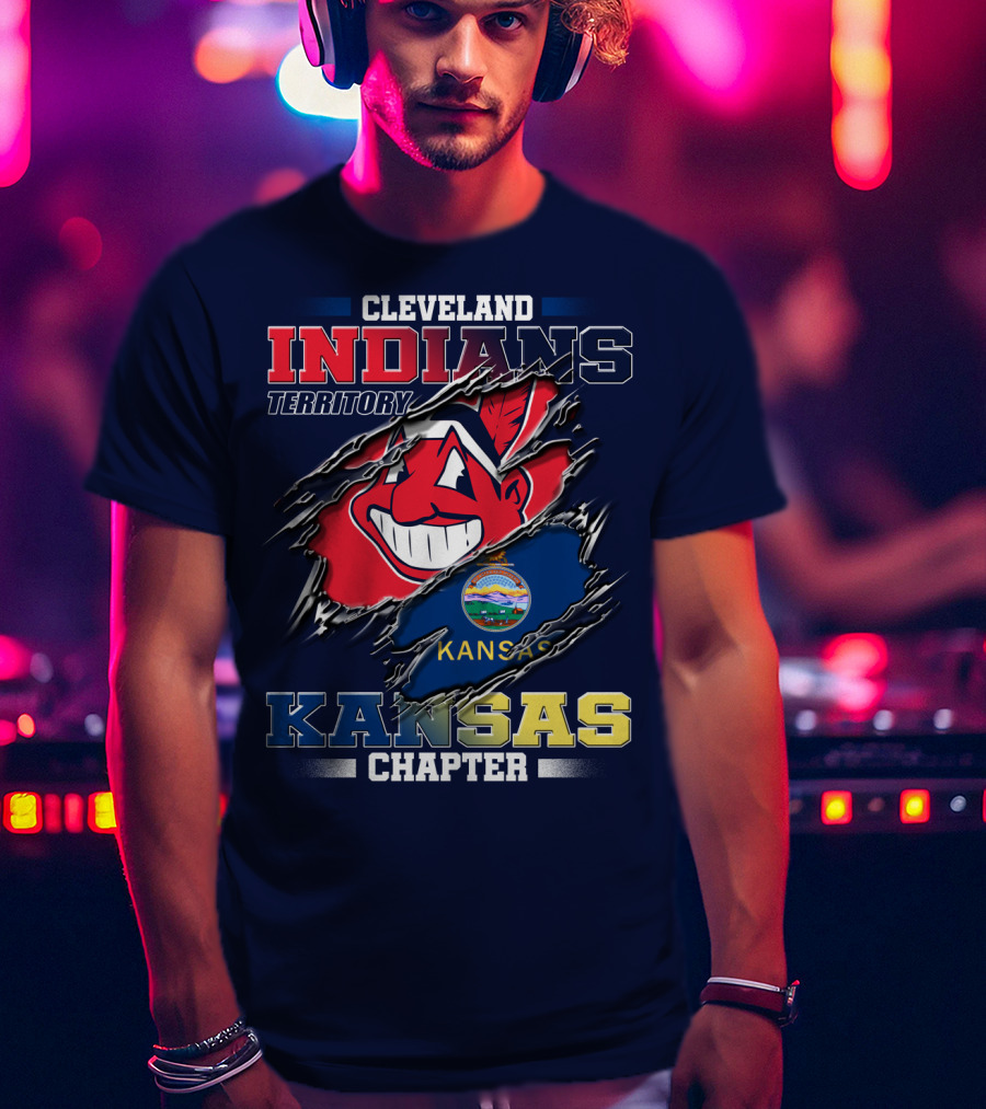 Cleveland Indians Territory Kansas Chapter T-Shirt