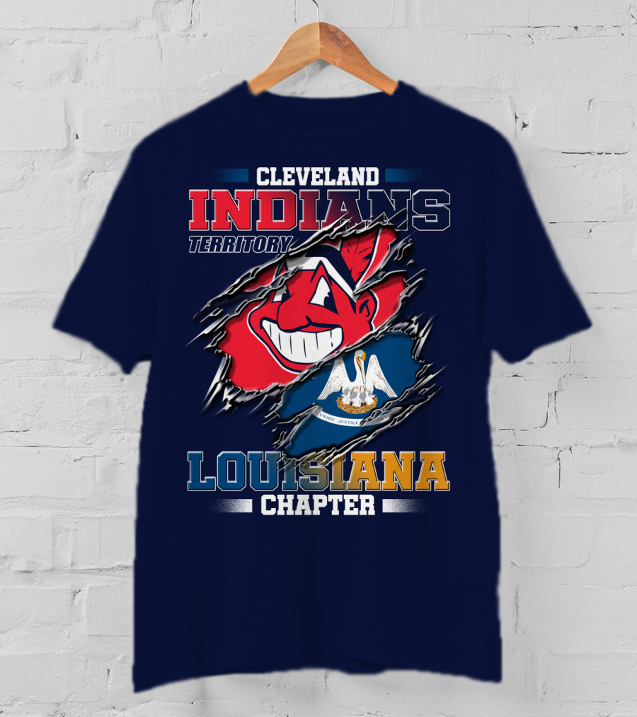 Cleveland Indians Territory Louisiana Chapter T-Shirt