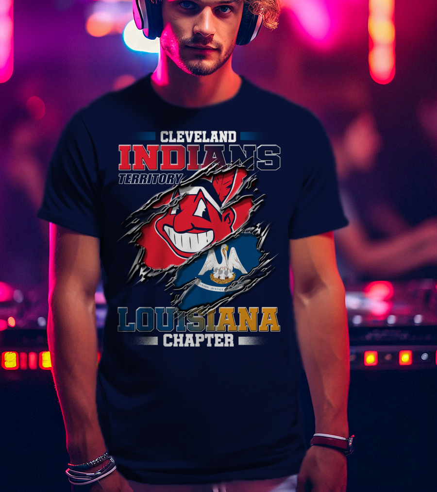 Cleveland Indians Territory Louisiana Chapter T-Shirt