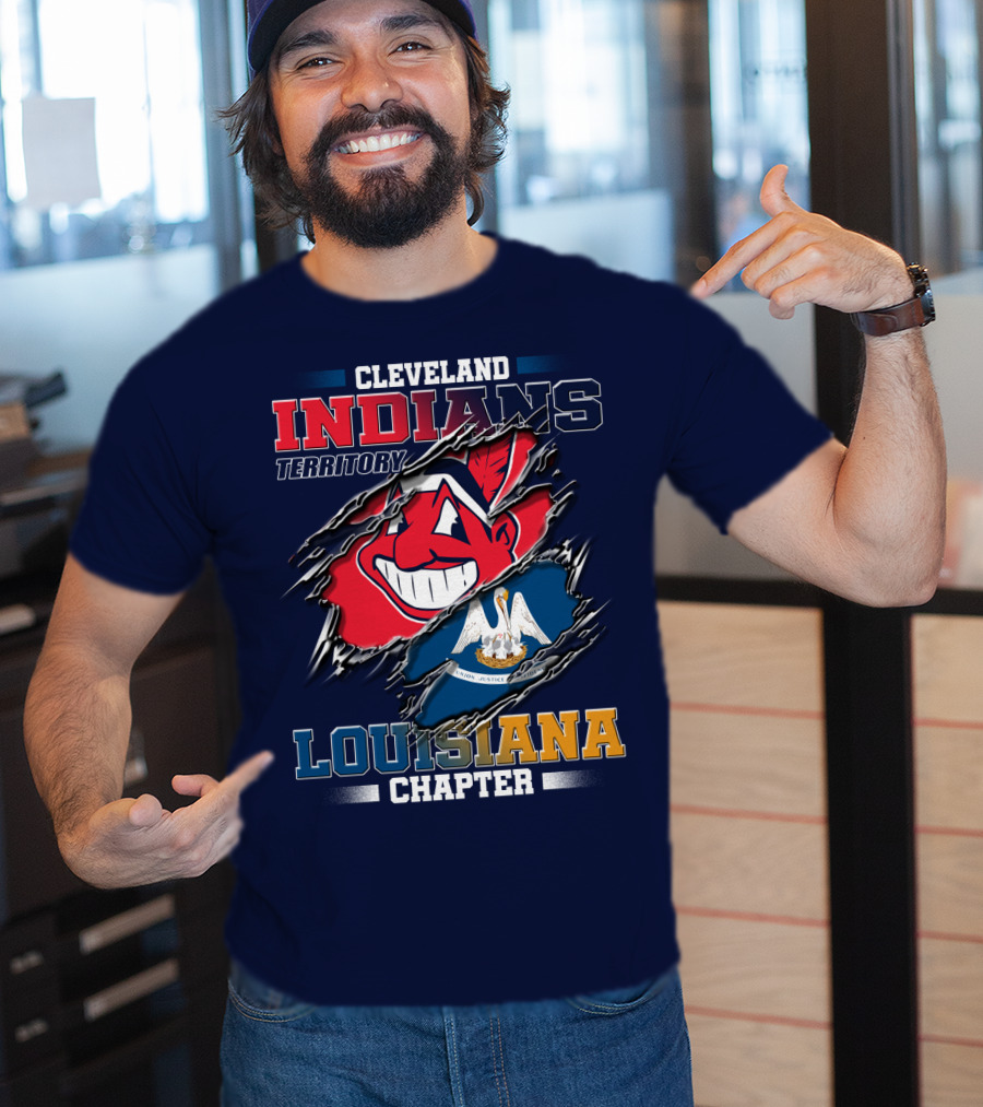 Cleveland Indians Territory Louisiana Chapter T-Shirt