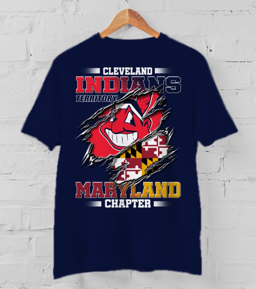 Cleveland Indians Territory Maryland Chapter T-Shirt