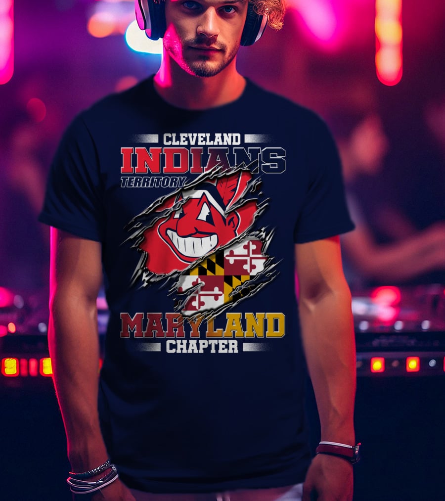 Cleveland Indians Territory Maryland Chapter T-Shirt