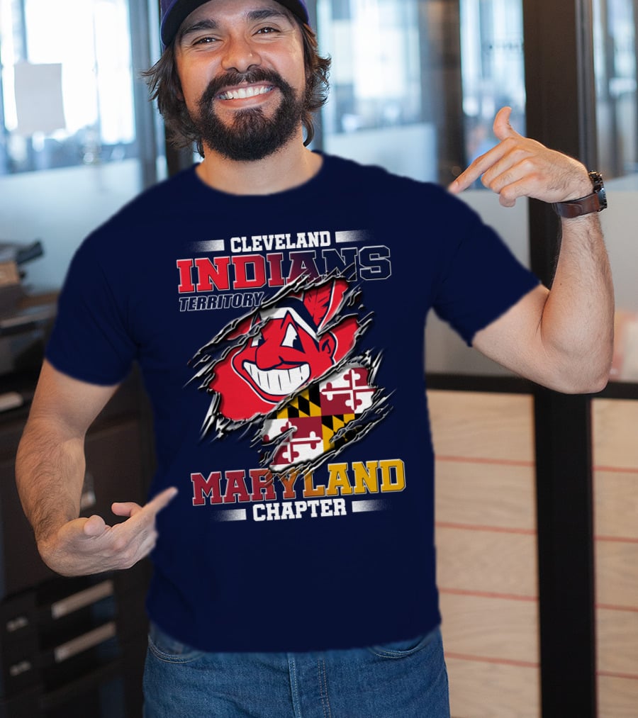 Cleveland Indians Territory Maryland Chapter T-Shirt