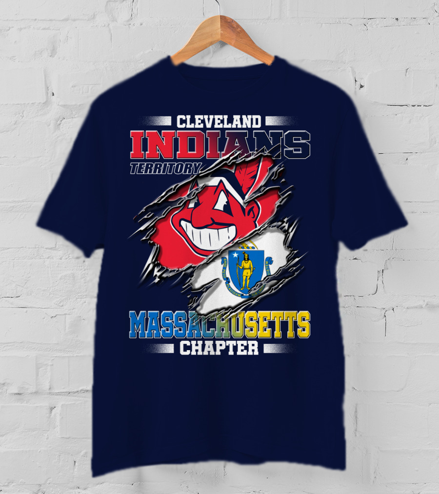 Cleveland Indians Territory Massachusetts Chapter T-Shirt