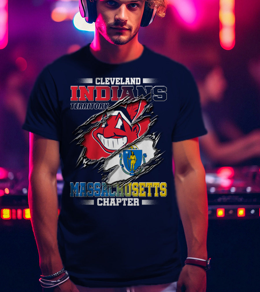 Cleveland Indians Territory Massachusetts Chapter T-Shirt