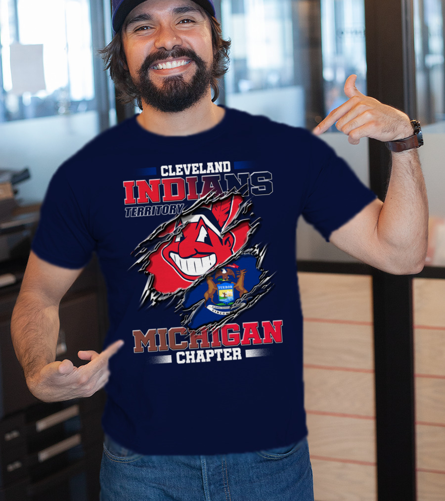 Cleveland Indians Territory Michigan Chapter T-Shirt