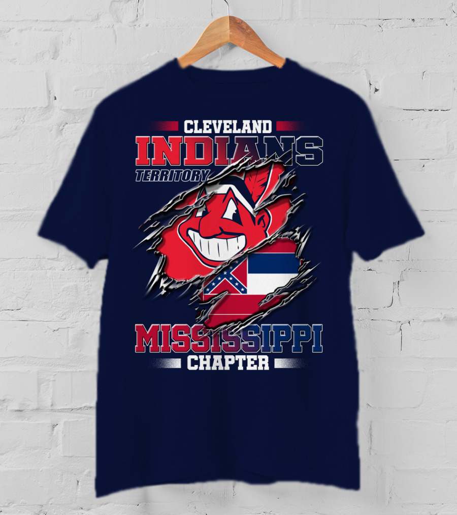 Cleveland Indians Territory Mississippi Chapter T-Shirt