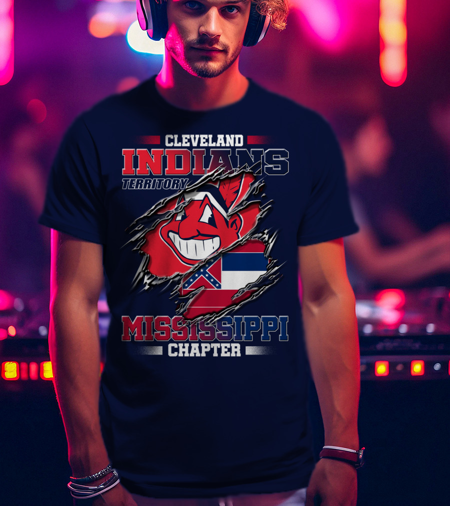 Cleveland Indians Territory Mississippi Chapter T-Shirt