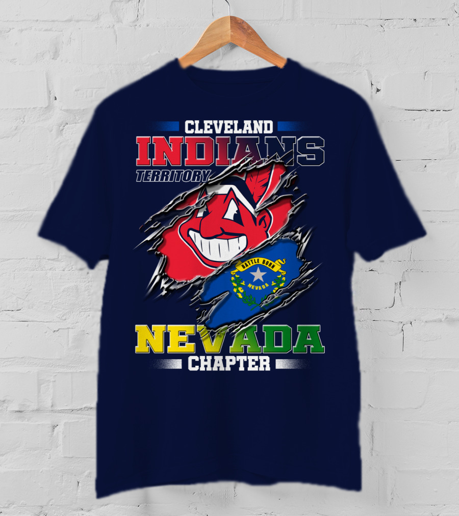 Cleveland Indians Territory Nevada Chapter Little Born T-Shirt