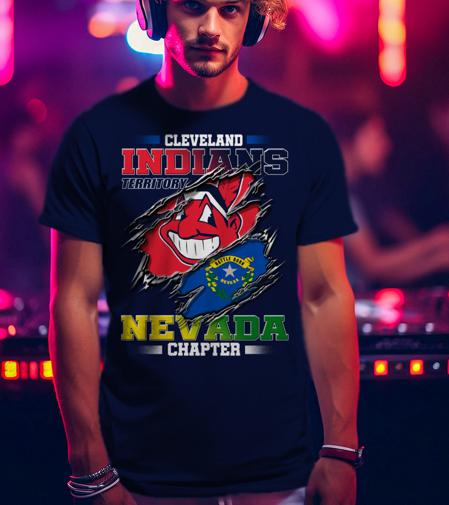 Cleveland Indians Territory Nevada Chapter Little Born T-Shirt