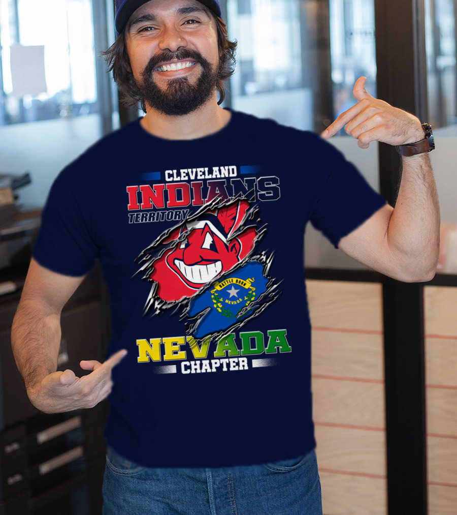 Cleveland Indians Territory Nevada Chapter Little Born T-Shirt