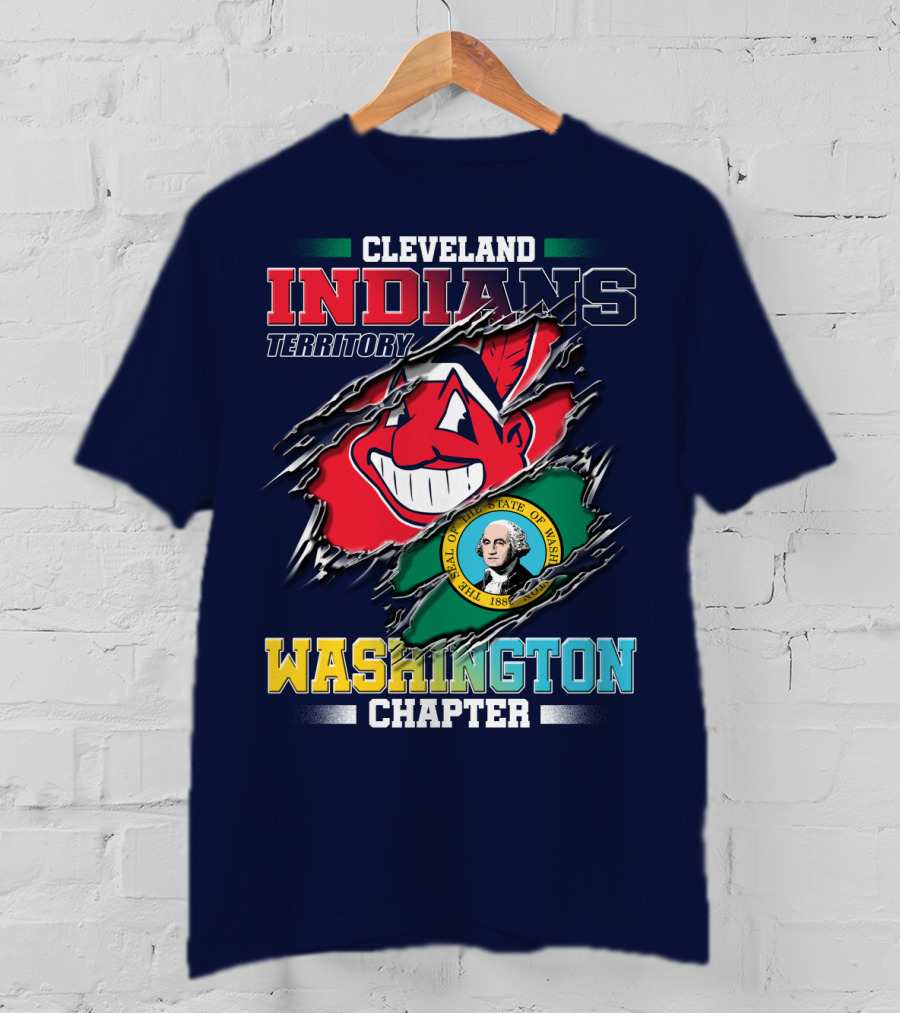 Cleveland Indians Territory Washington Chapter T-Shirt