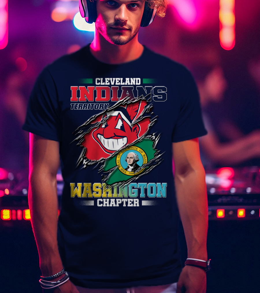 Cleveland Indians Territory Washington Chapter T-Shirt