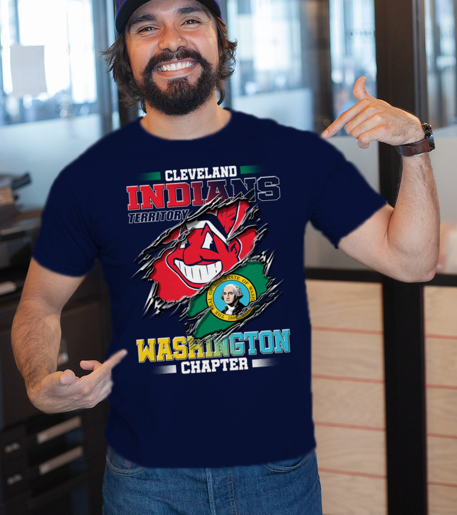 Cleveland Indians Territory Washington Chapter T-Shirt
