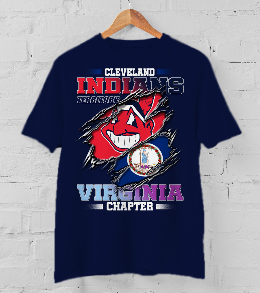 Cleveland Indians Territory Virginia Chapter T-Shirt