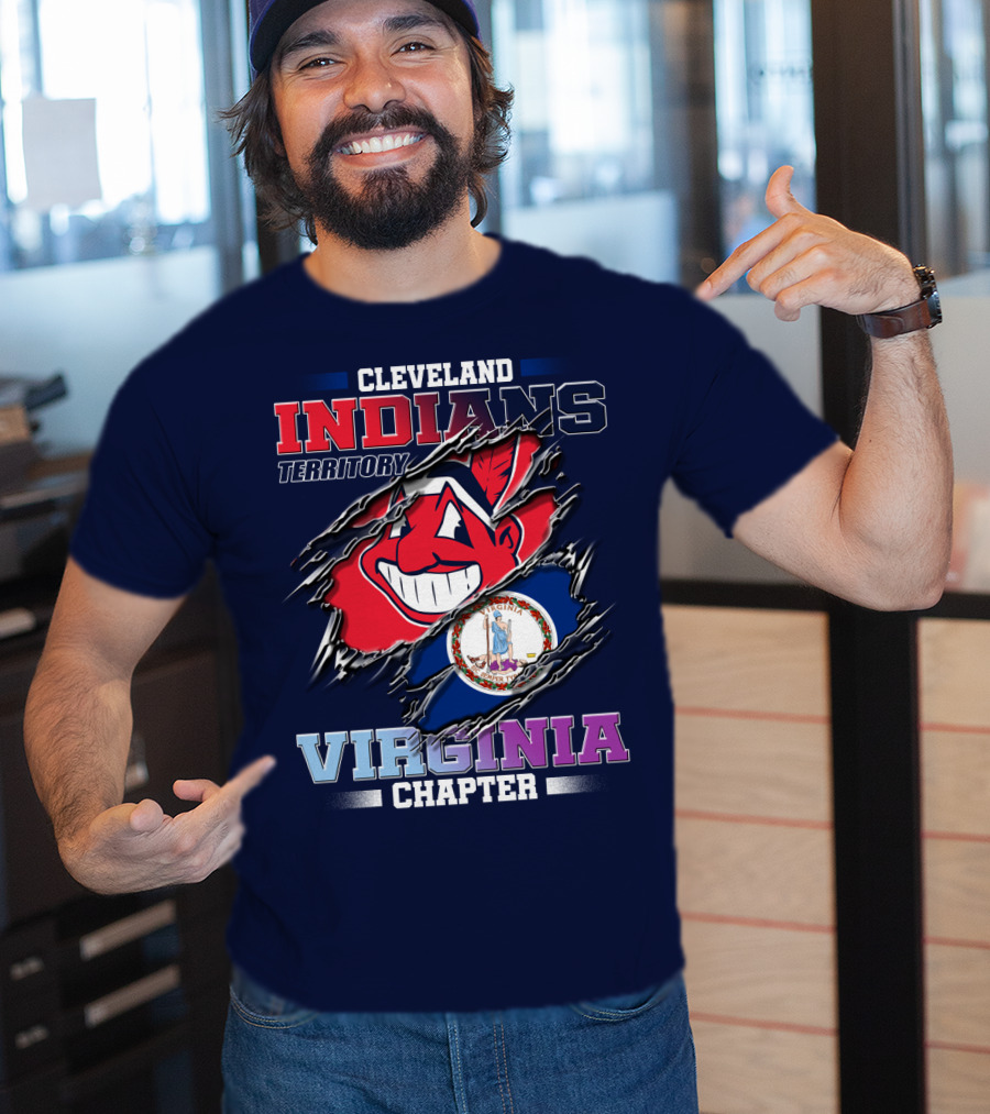 Cleveland Indians Territory Virginia Chapter T-Shirt