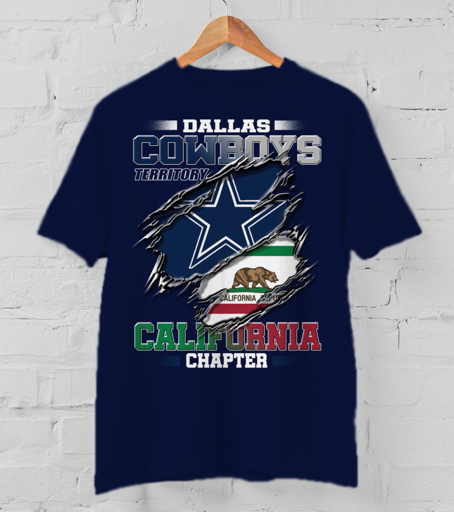 Dallas Cowboys Territory California Chapter T-Shirt