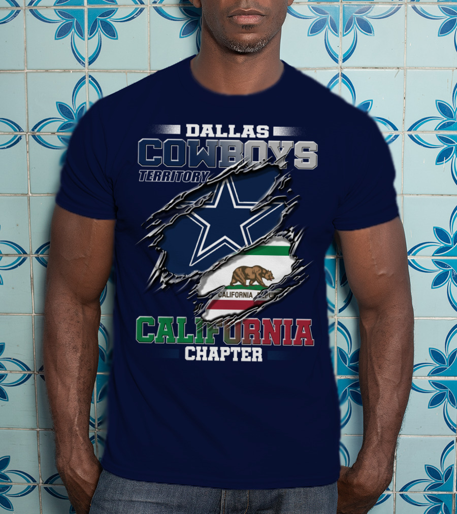 Dallas Cowboys Territory California Chapter T-Shirt