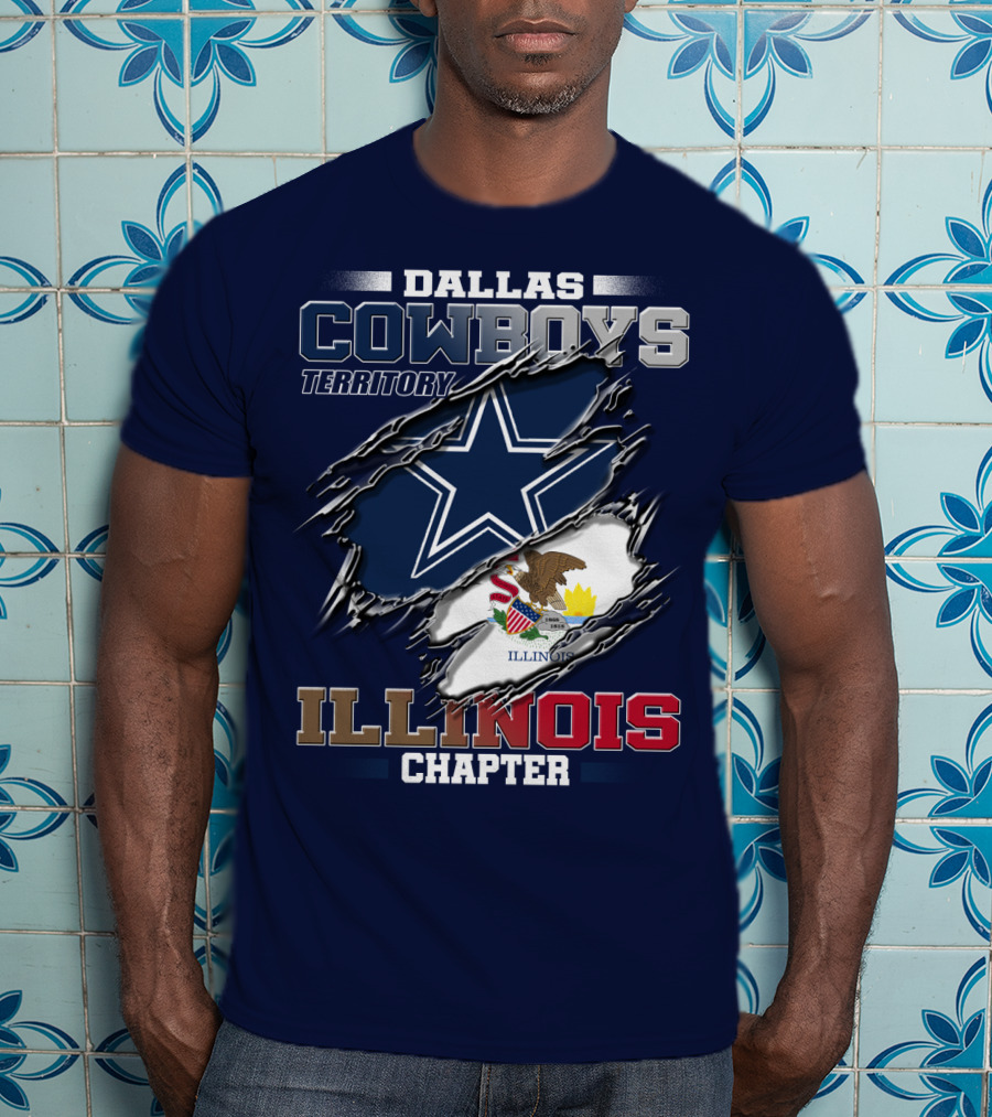 Dallas Cowboys Territory Illinois Chapter T-Shirt