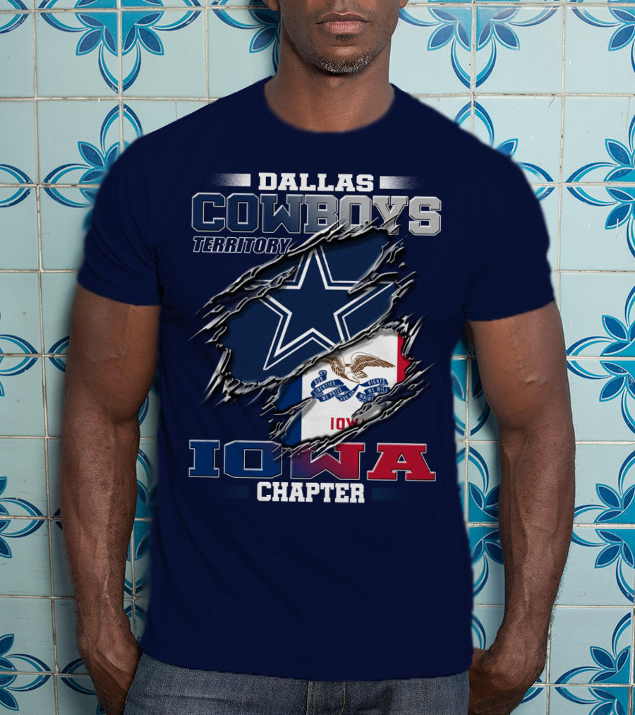 Dallas Cowboys Territory Iowa Chapter T-Shirt