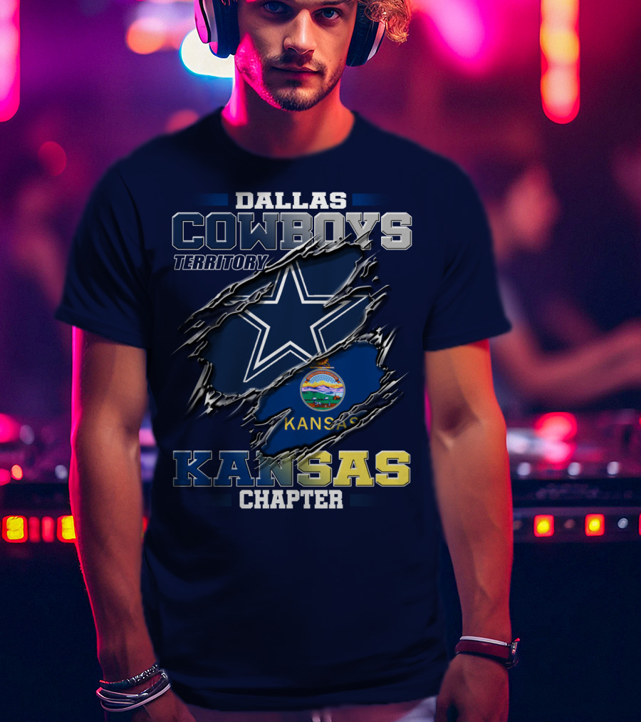 Dallas Cowboys Territory Kansas Chapter T-Shirt