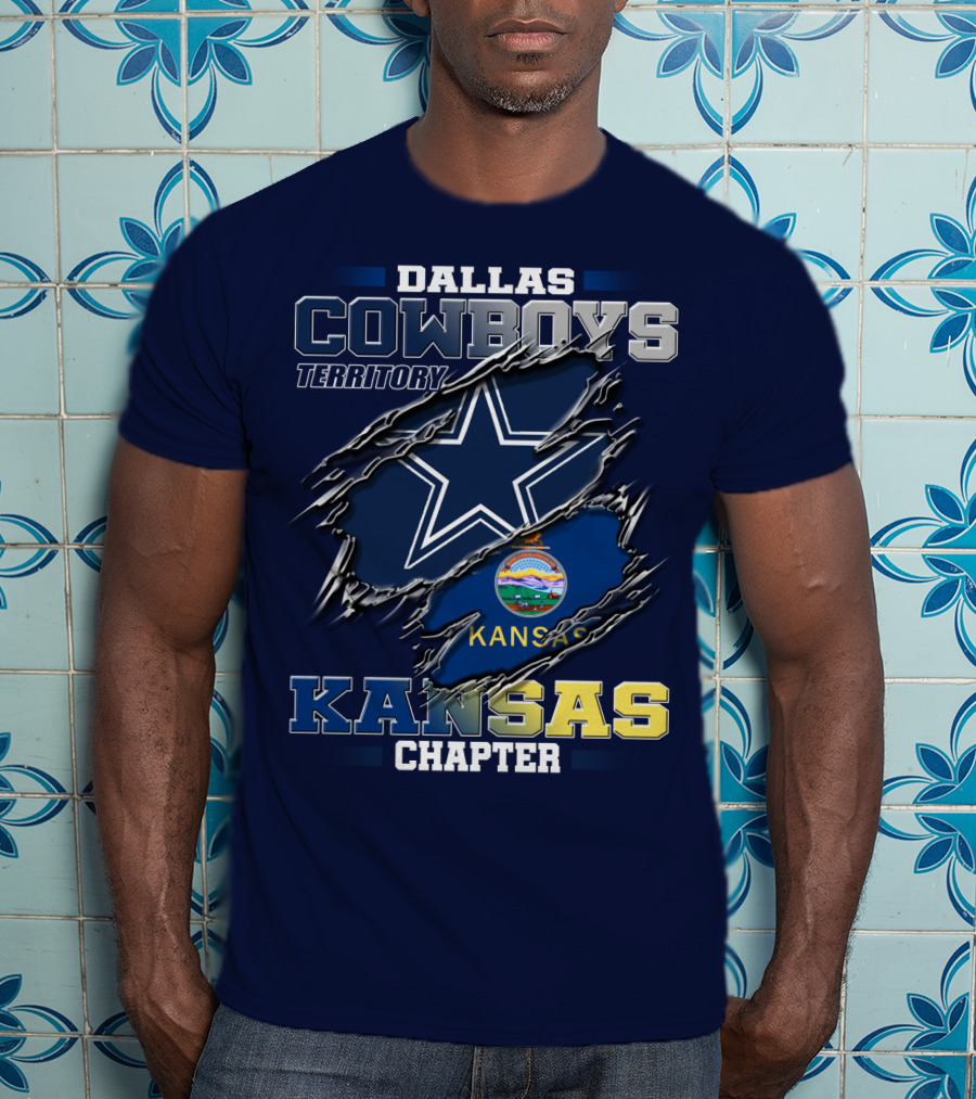 Dallas Cowboys Territory Kansas Chapter T-Shirt