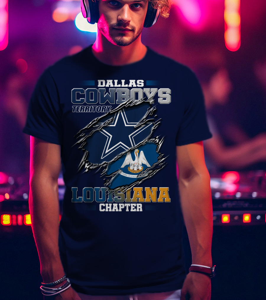 Dallas Cowboys Territory Louisiana Chapter T-Shirt