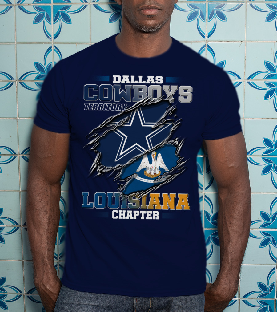 Dallas Cowboys Territory Louisiana Chapter T-Shirt