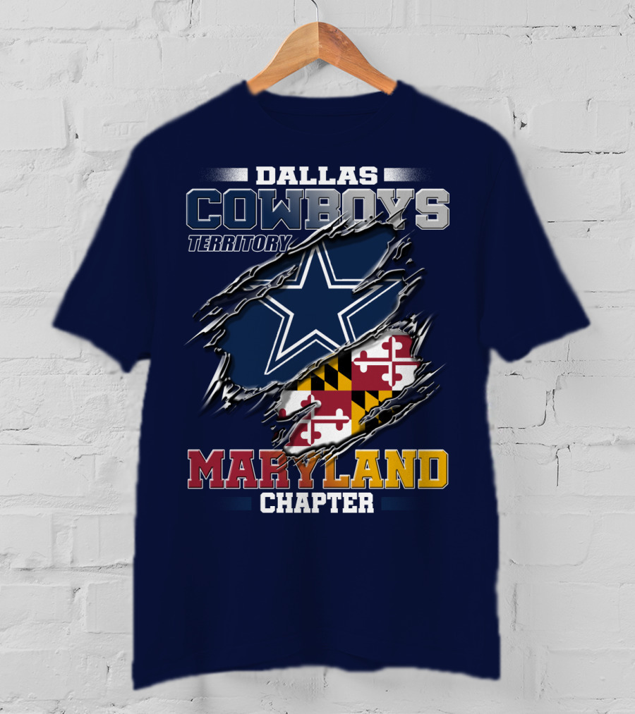 Dallas Cowboys Territory Maryland Chapter T-Shirt