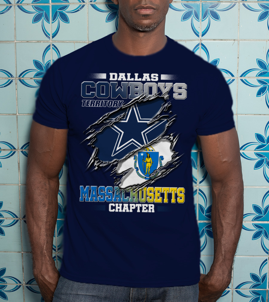 Dallas Cowboys Territory Massachusetts Chapter T-Shirt