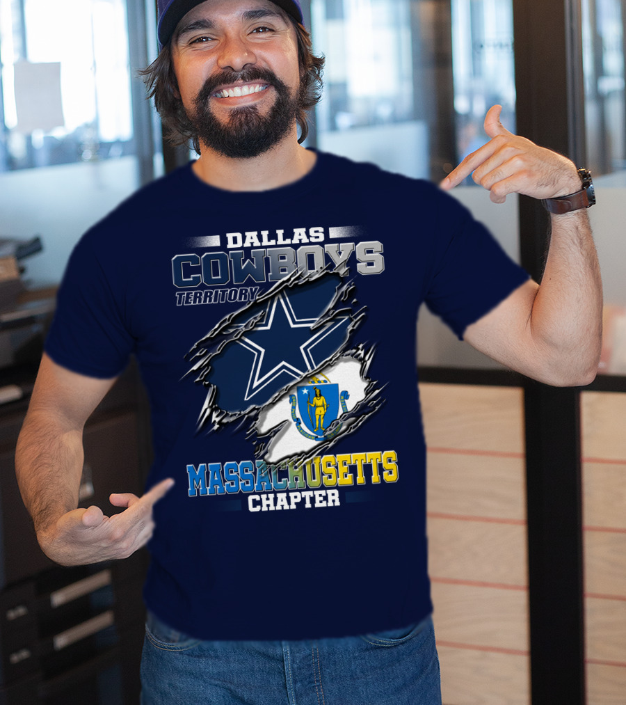 Dallas Cowboys Territory Massachusetts Chapter T-Shirt
