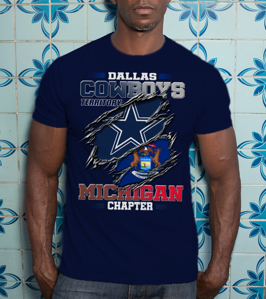 Dallas Cowboys Territory Michigan Chapter T-Shirt
