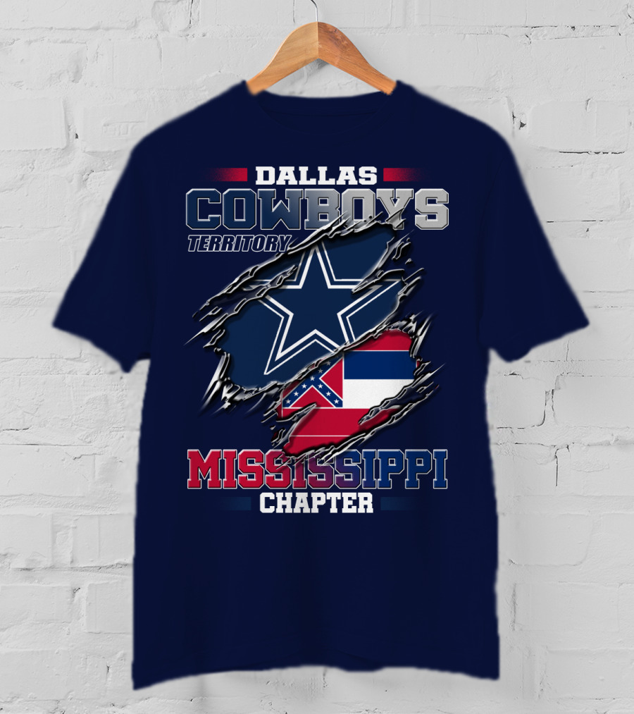 Dallas Cowboys Territory Mississippi Chapter T-Shirt